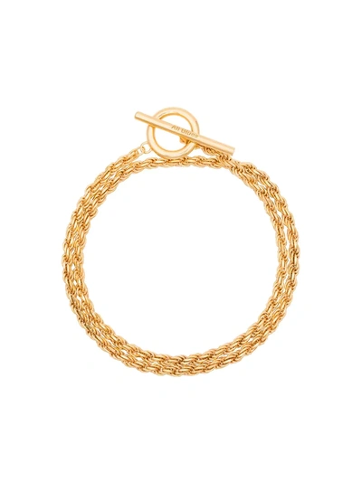 All Blues Gold Vermeil Rope Chain Bracelet