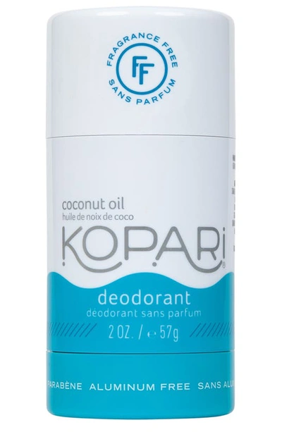 Kopari Natural Coconut Fragrance Free Deodorant, 2 oz