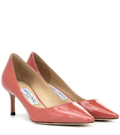 Jimmy Choo Romy 60 Patent Leather Pumps In Pink