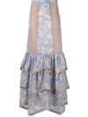 We Are Kindred Sorrento Maxi Skirt In Blue