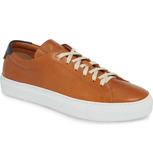 Good Man Brand Edge Sneaker In Vachetta/ Navy ModeSens