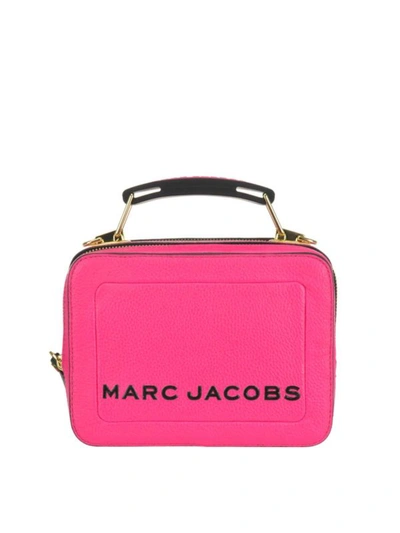 Marc Jacobs Fuchsia Textured Mini Box In Pink