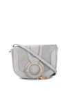 See By Chloé Hana Small Leather Shoulder Bag In Grey