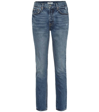 Grlfrnd Karolina High-rise Skinny Jeans In Blue