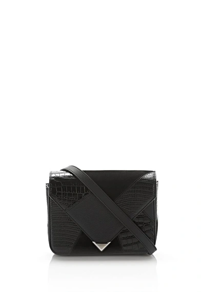 Alexander Wang Small Prisma Envelope Sling In Mixed Black Patchwork ...