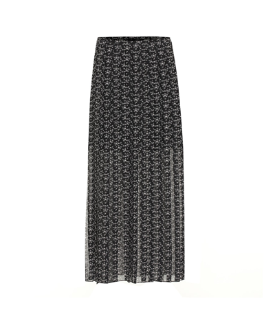 See By Chloé Printed Skirt In Black/white
