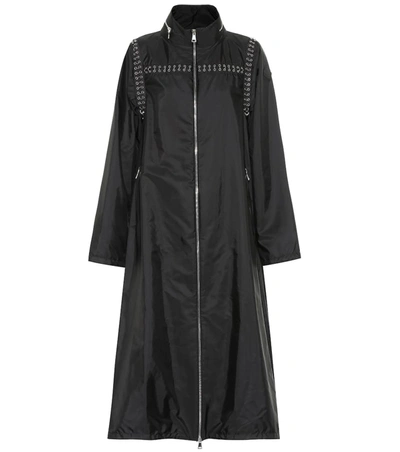 Moncler Genius 6 Moncler Noir Kei Ninomiya Nylon Coat In Black
