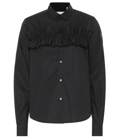 Moncler Genius 6 Moncler Noir Kei Ninomiya Cotton Shirt In Black