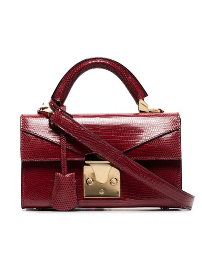 Stalvey Mini Top Handle Shoulder Bag In Red