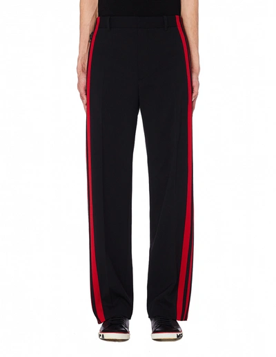 Balenciaga Black & Red Trousers