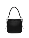 Prada Margit Small Leather Tote In Black