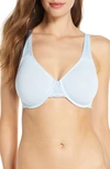 Wacoal Soft Embrace Full-figure Unlined Underwire Bra In Cool Blue