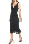 Reformation Venezia Dress In Black