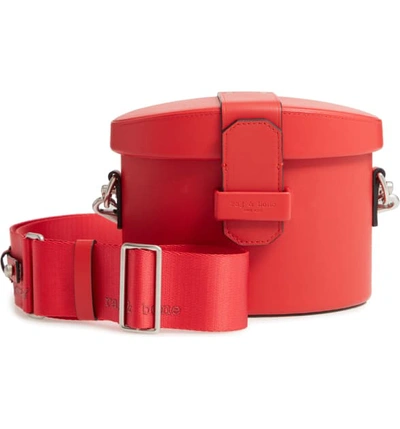 Rag & Bone Barrow Binocular Shoulder Bag In Fiery Red