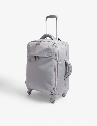 Lipault Originale Plume Four-wheel Cabin Suitcase 55cm In Pearl Grey