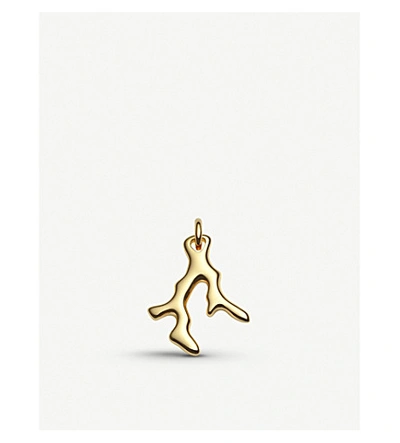 Monica Vinader Nura Mini Reef 18ct Yellow-gold Vermeil Pendant