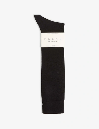 Falke Softmerino Knee-high Socks In 3009 Black