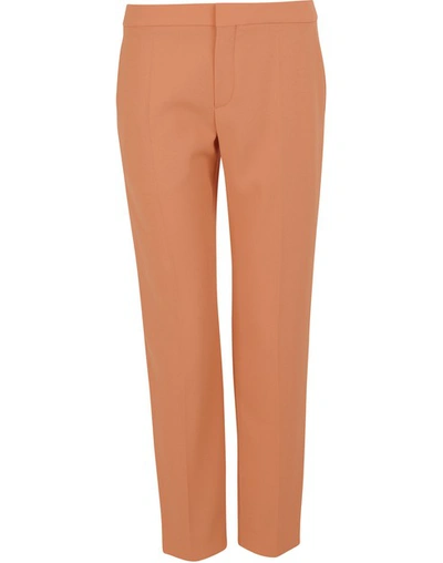 Chloé Tailored Trousers In Sunny Brown