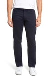 Mavi Zach Stretch Twill Straight Fit Pants In Dark Navy Twill