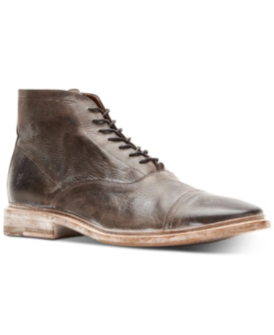 Frye Men's Paul Lace-up Boots Men's Shoes In Slate