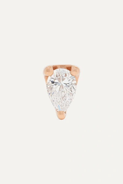 Anita Ko 18-karat Rose Gold Diamond Earring