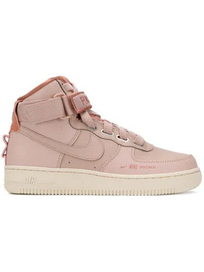 Nike Air Force 1 High Utility Sneakers In Pink