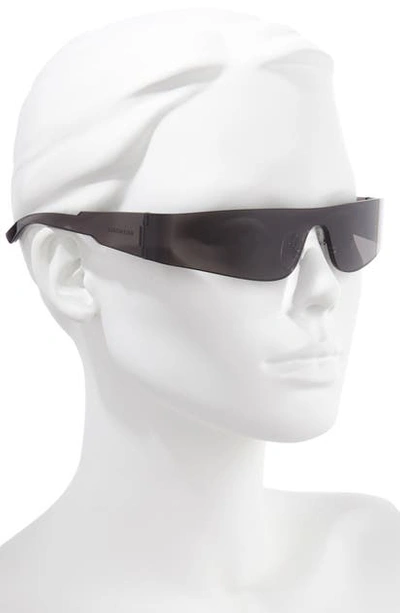 Balenciaga Unisex Wraparound Shield Sunglasses, 185mm In Gray