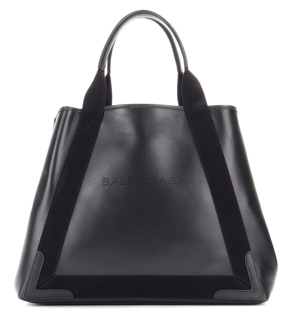 balenciaga navy cabas s