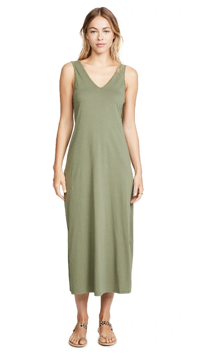 Joie Conall Tie-back Midi Dress In Canopy