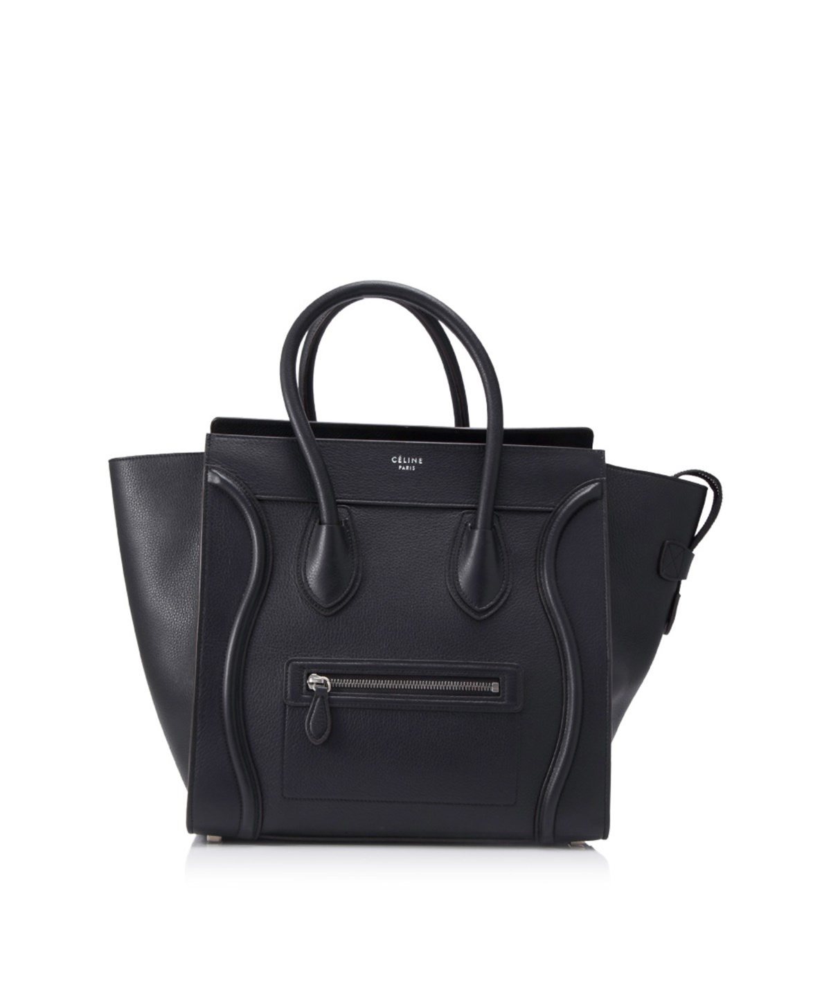 Celine Micro Luggage Handbag Black' | ModeSens