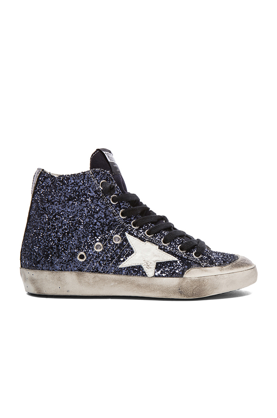 glitter golden goose high top