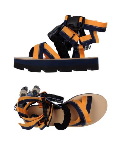msgm green intertwined heeled sandals