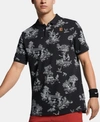 Nike Court Toile Regular Fit Pique Polo In Black/white