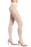 Natori Women's Lace Cut-out Net Tights Hosiery In Ivory