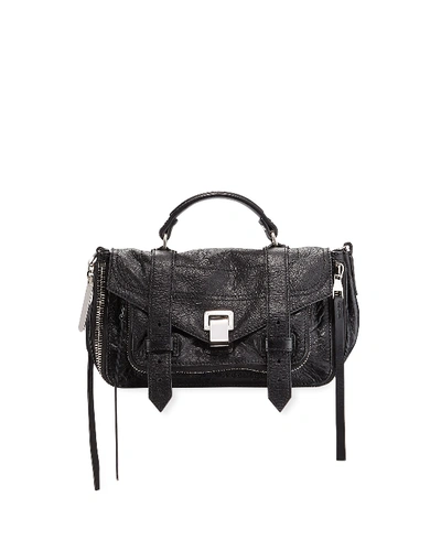 Proenza Schouler Ps1+ Tiny Zip Bag In Black