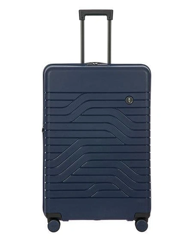 Bric's B/y Ulisse 30" Expandable Spinner Luggage In Ocean Blue