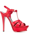 Saint Laurent 'tribute' Sandals - Red