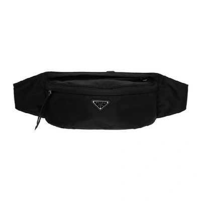 Prada Black Larger Classic Belt Pouch In F0002 Black