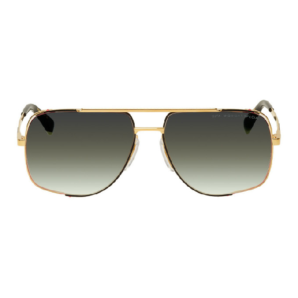 Dita Gold Midnight Special Sunglasses In Yellowgold | ModeSens