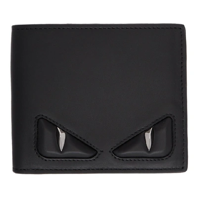 Fendi Black 3d 'bag Bugs' Wallet
