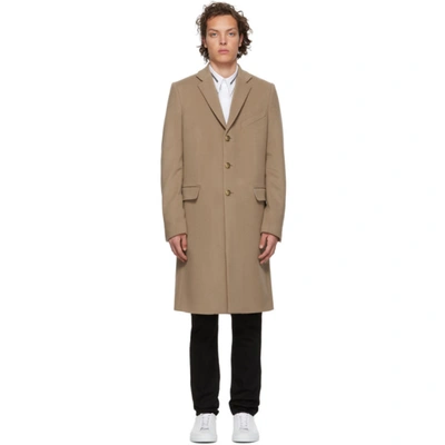 Givenchy Beige 3-gold Buttons Trench Coat In 275 Ltbeige