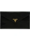 Prada Black Envelope Document Holder