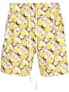 Rochambeau Sport Shorts In Yellow
