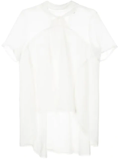 Taylor Tie Capsule Blouse In White