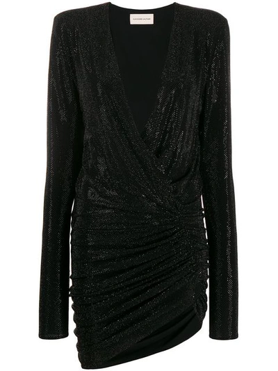 Alexandre Vauthier Crystal Embellished Mini Dress - Black