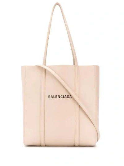 Balenciaga Everyday Toe Bag Xs In Neutrals