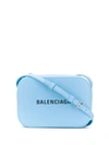 Balenciaga Extra-small Everyday Leather Camera Bag In Blue