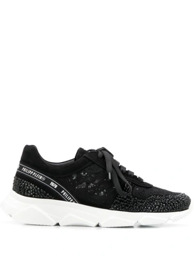 Philipp Plein Runner Trainers In Black