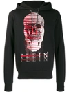 Philipp Plein Hooded Sweatshirt In Black