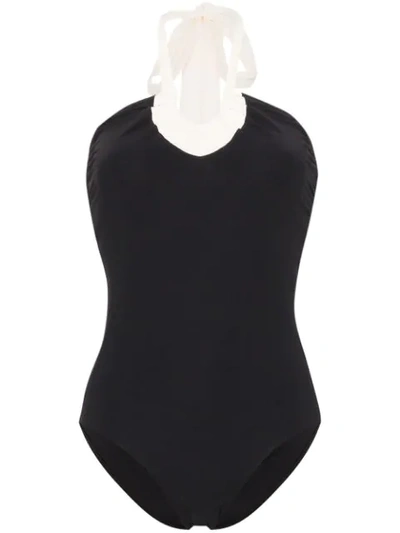 Araks Vika Halterneck Swimsuit In Black